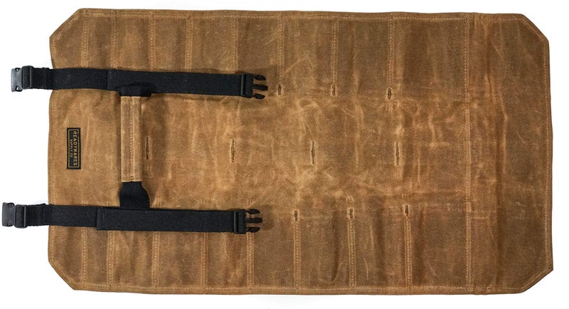 Readywares Tool Roll Bag With 18 Pockets and Pouch with Heavy Duty YKK Zipper - Image 3